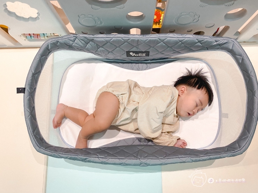 [開箱]育兒好物推薦|安全實用超便利-YODA旅行多功能嬰兒床中床/床上床_img_30