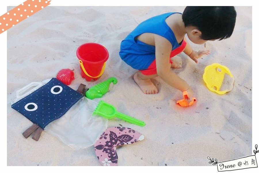 【DIY玩沙工具袋】不用車縫，30秒簡單完成，玩沙去~_img_2