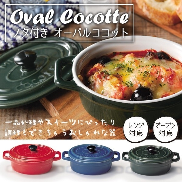 日本代購Oval Cocotte琺瑯鍋