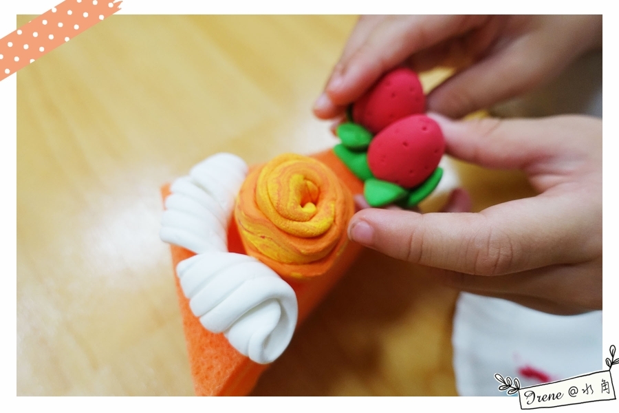 【藝起玩樂 DIY】母親節快樂，繽紛海綿蛋糕 ~製作分享_img_11